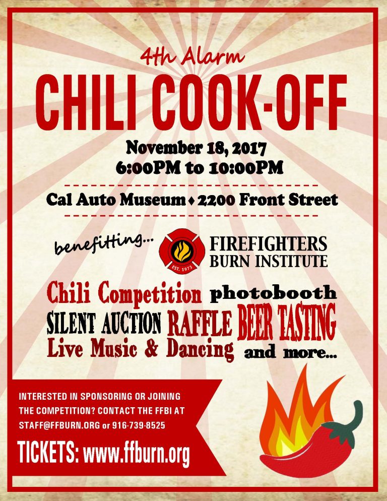 4th Alarm Chili CookOff Firefighters Burn Institute