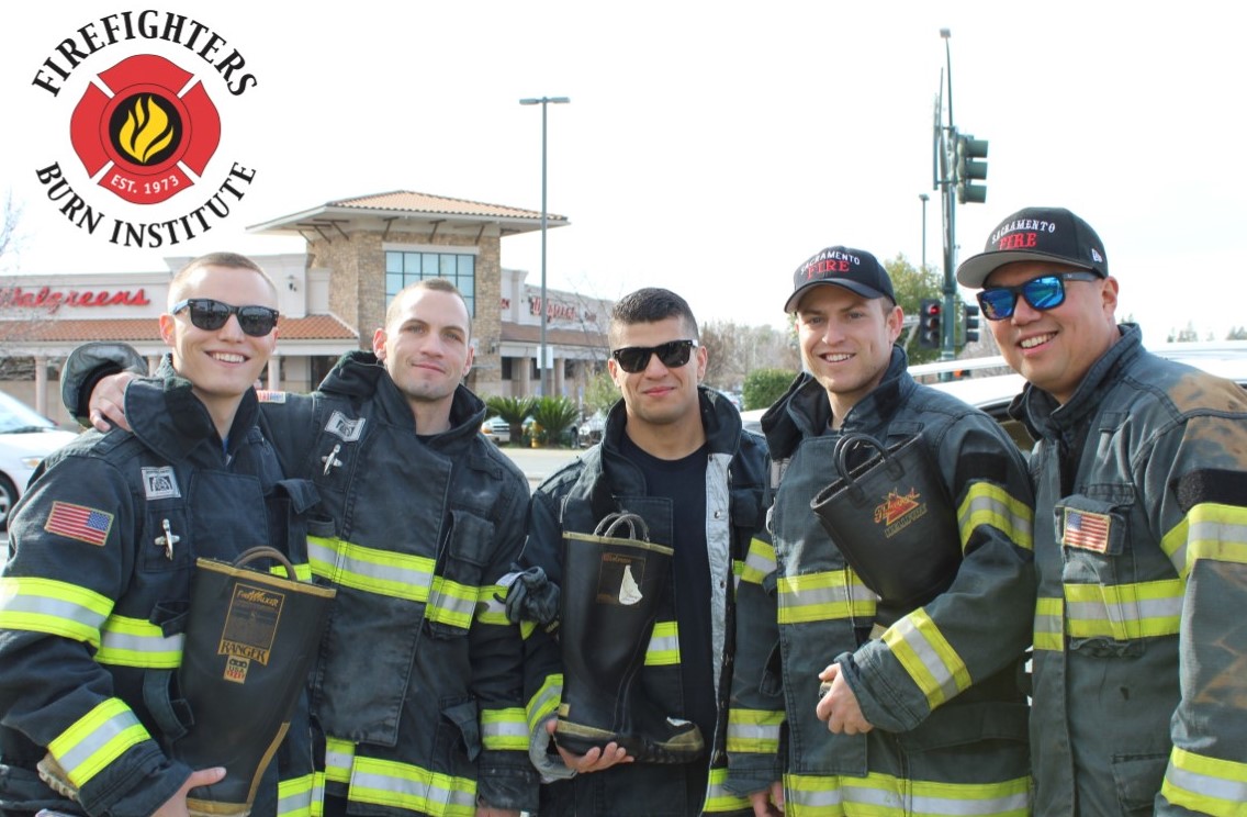 Firefighters “Fill the Boot for Burns” Boot Drive