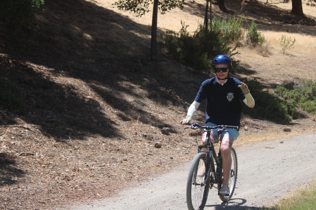 Kid biking